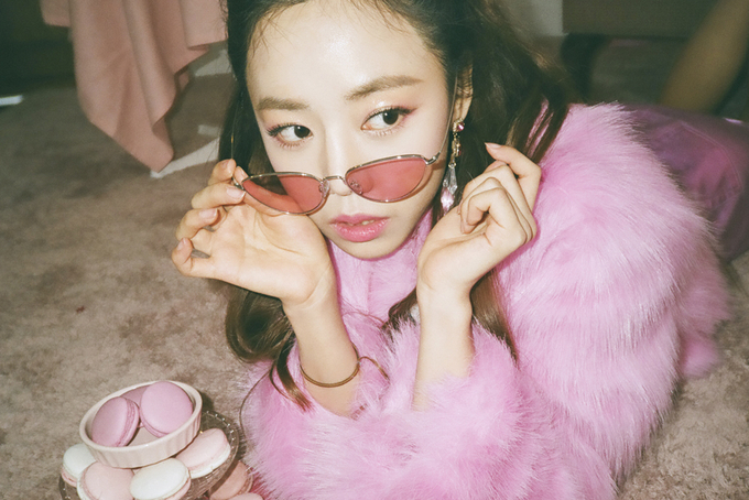 퓨어띠어리를 론칭한 에이핑크 멤버 김남주.