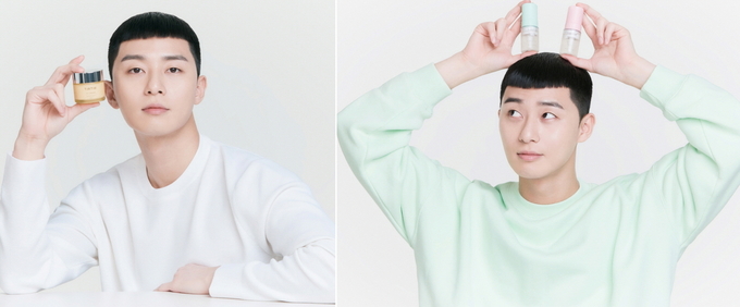 티르티르가 브랜드 모델 박서준과 촬영한 광고를 공개했다.
