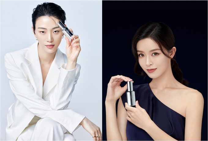(왼쪽부터) 스위스퍼펙션 모델 최소라와 문영산.