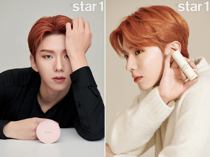 더샘×몬스타엑스 기현 뷰티 화보.