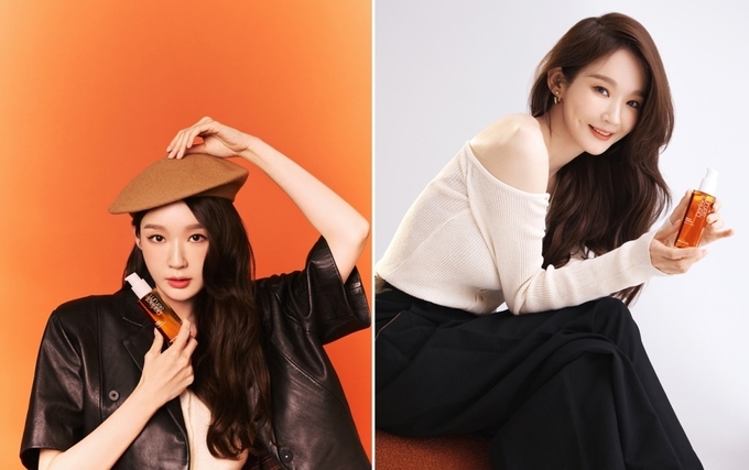 미쟝센 퍼펙트 세럼 캠페인에 나선 다비치의 강민경
