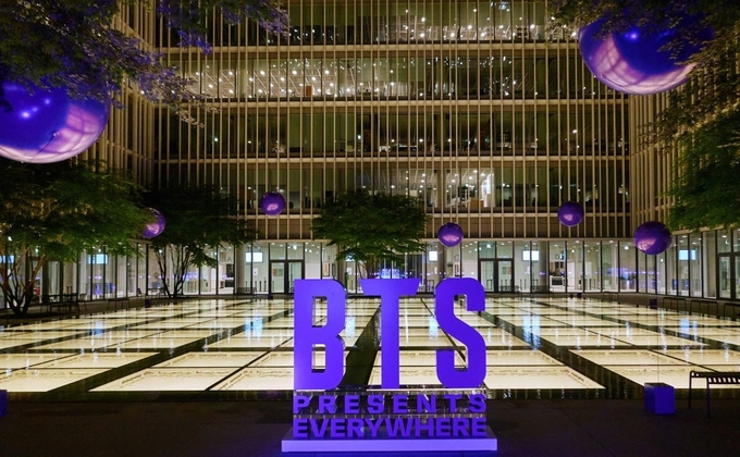 BTS 페스타 로고 배너.