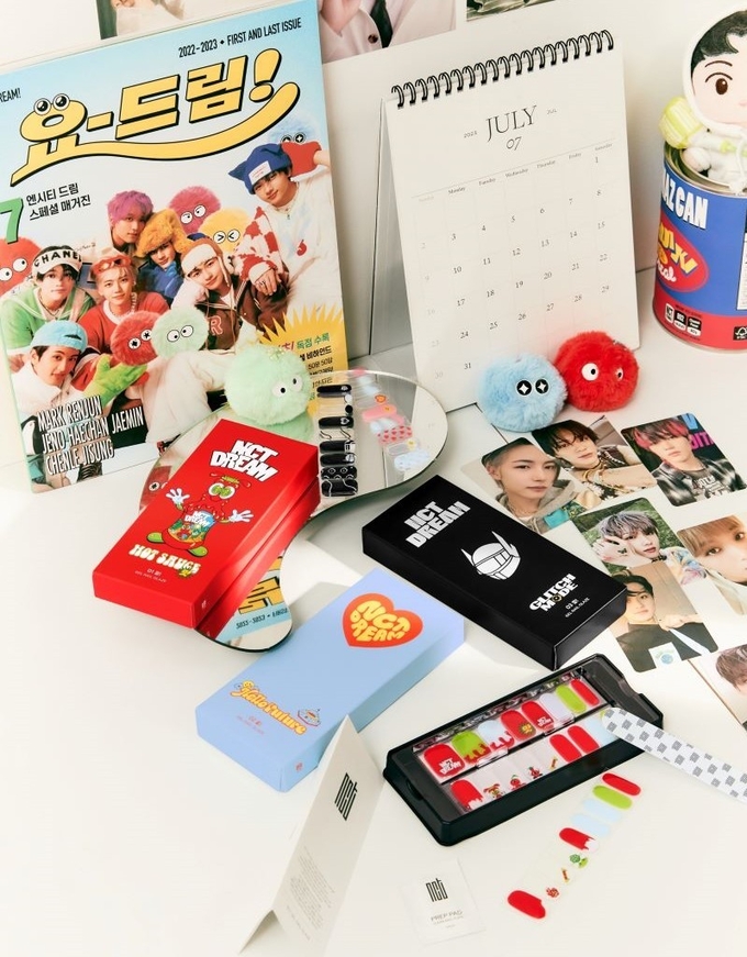 NCT DREAM 젤 네일 글레이즈 한정판