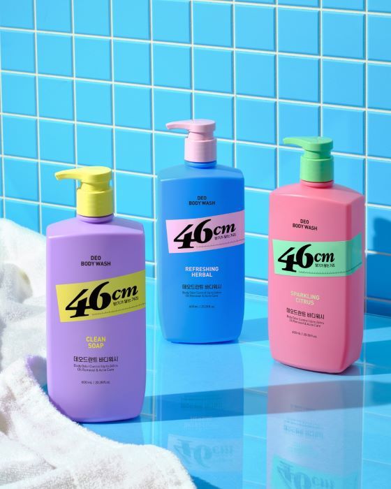 46㎝ 체취솔루션 약산성 데오드란트 바디워시 라인. 