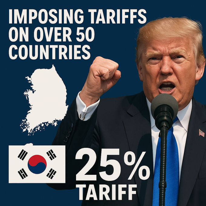 4월 3일 보도한 ‘미 트럼프 행정부, 모든 한국제품에 관세 25% 부과’가 9위에 올랐다.