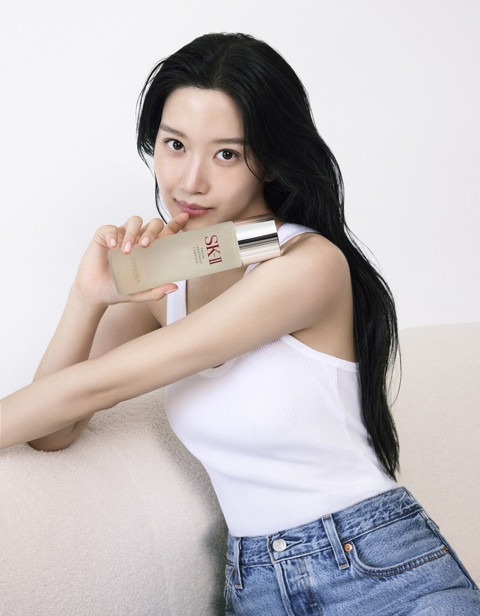 SK-II 글로벌 모델로 뽑힌 배우 문가영. SK-II는 9월 1일부터 문가영과 ‘One & Only SK-II’ 캠페인을 펼친다.