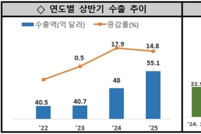 상반기 對미 화장품 수출, 中과 6000만$까지 좁혔다