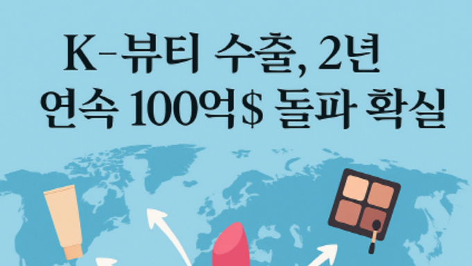 2년 연속 수출 100억$ 돌파에 5억7800만$ 남겼다!