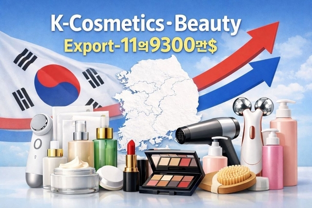 5개월 만에 다시 쓴 월간 화장품 수출 실적