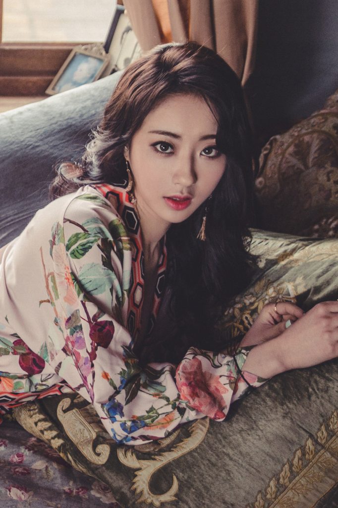 INGA는 ‘나인뮤지스A 경리’를 모델로 발탁했다.