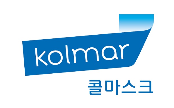 한국콜마가 프리미엄 마스크 팩 생산을 위해 전문기업 콜마스크를 설립하고 본격적인 시장 공략에 나설 계획이다. 콜마스크의 기업CI.