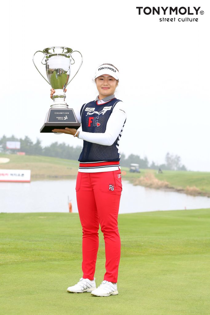 토니모리 골프단 효녀 골퍼 이정은프로가 KLPGA 첫 우승 쾌거를 거뒀다.