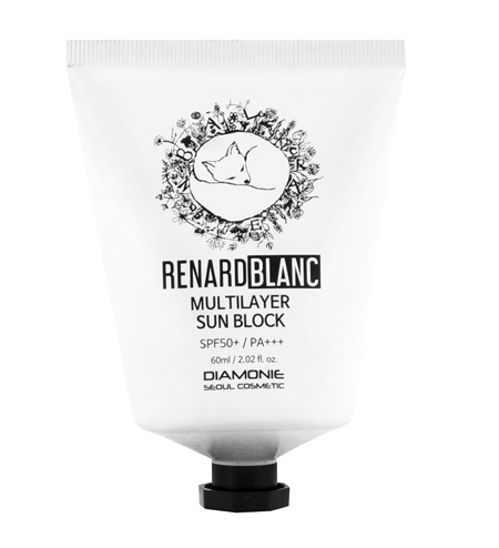 르나드블랑(RENARDBLANC)_루블랑(L0UPBLANC)은 SPF50+ PA+++의 높은 차단력으로 자외선으로부터 피부를 보호해주는 르나드블랑 멀티레이어 선블록을 출시했다.