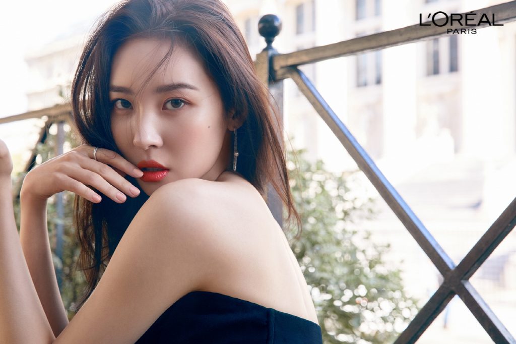 로레알파리X선미 가을 메이크업 코랄룩