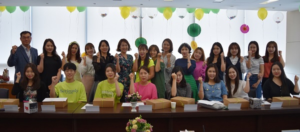 코스메카코리아가 운영하고 있는 소비자 중심 대외활동 모임 ‘메카프렌즈’의 제 7기가 판교 DTC타워에서 발대식을 갖고 공식 출범했다.