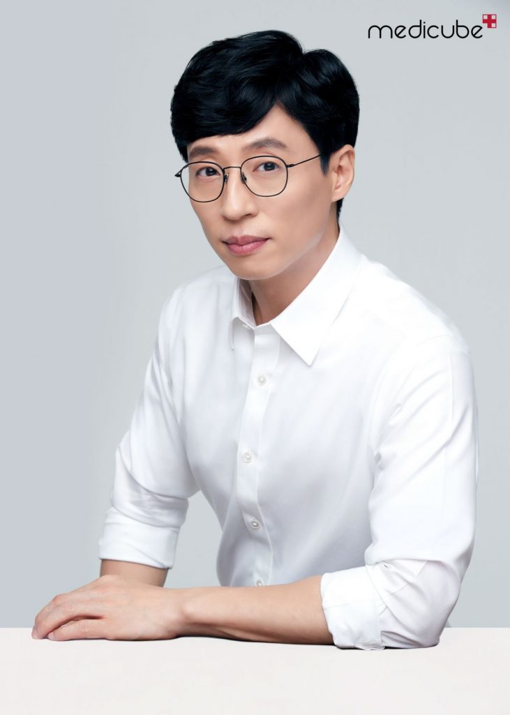 메디큐브가 유재석과 모델 재계약을 맺고 메디컬 코스메틱 브랜드 이미지 알리기에 나선다.