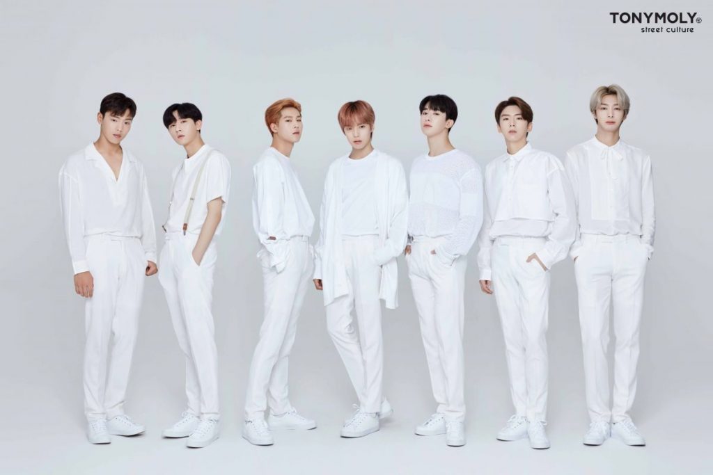 토니모리 모델 몬스타엑스가 오는 16일 오후 1시 롯데몰 김포공항점 이벤트 존에서 팬 사인회를 연다.